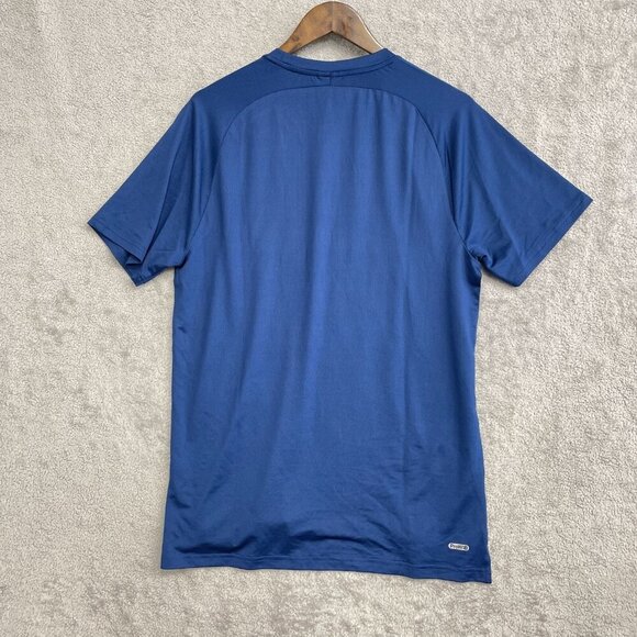 NEW Spyder Active Men's M Blue Short Sleeve Performance T-Shirt Polyester - Picture 2 of 7